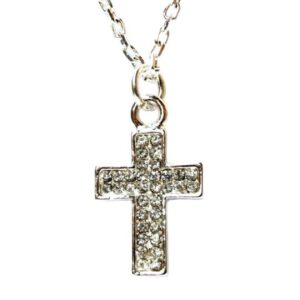 Kreuz Anhänger mit Zirkonia